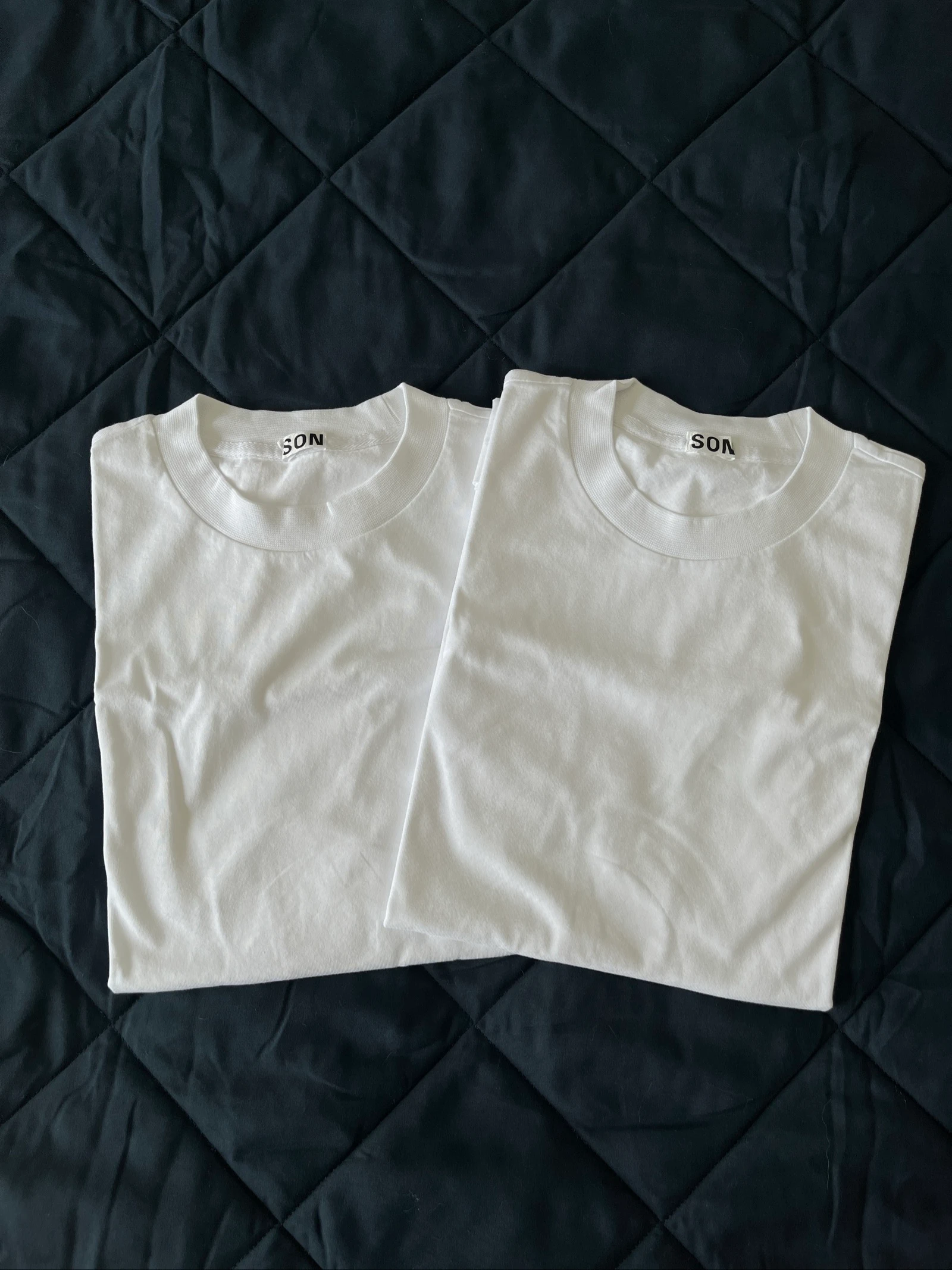 Pack 2 Son of a Tailor Hi-Neck white L